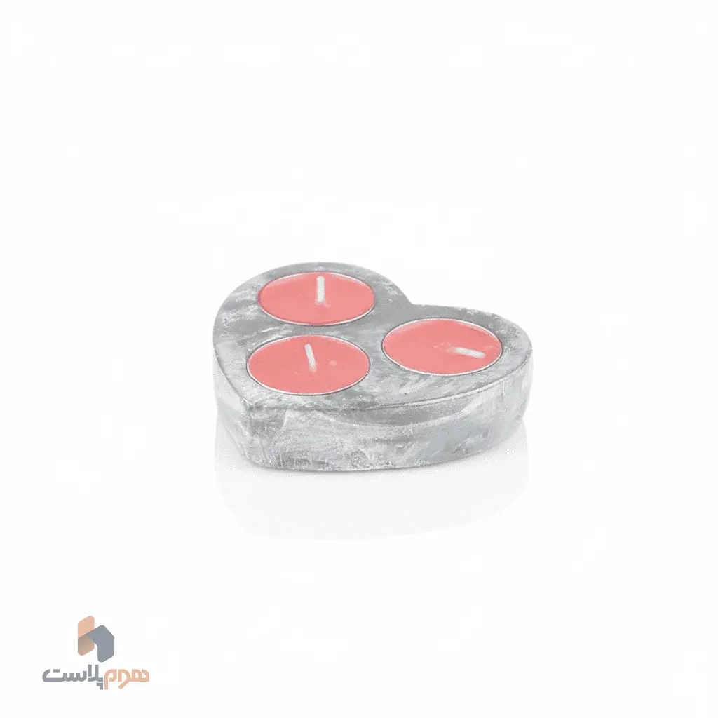 جاشمعی قلبی با شمع