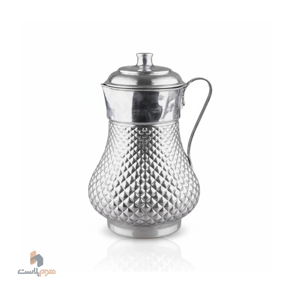 پارچ چکشی درب دار طرح الماس