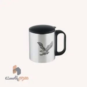 لیوان استیل درب دار