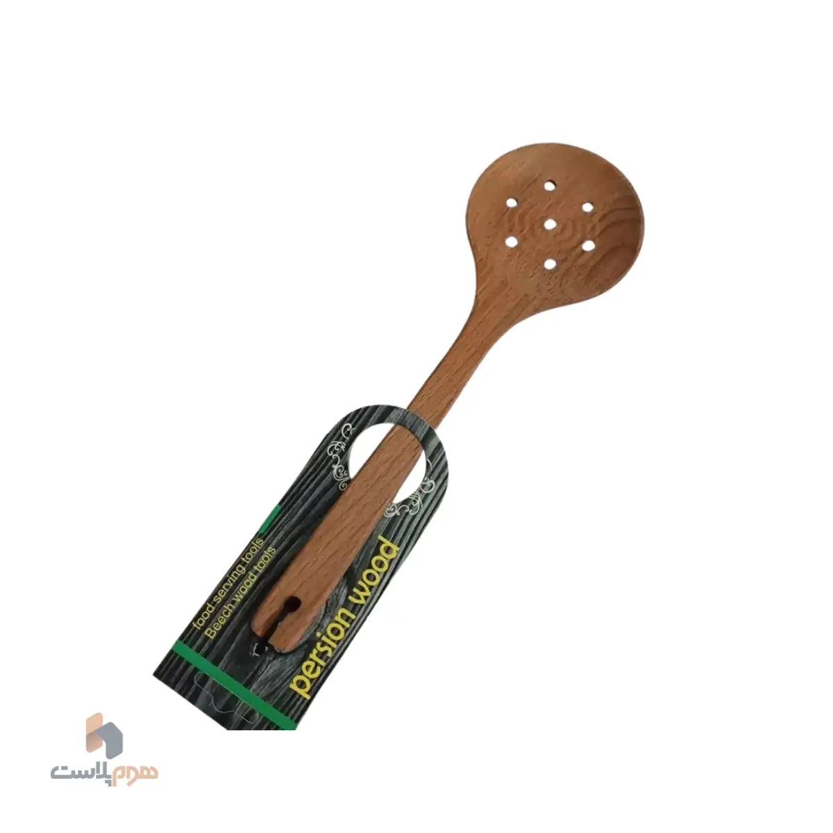 کفگیر سوراخ دار چوبی پی 6
