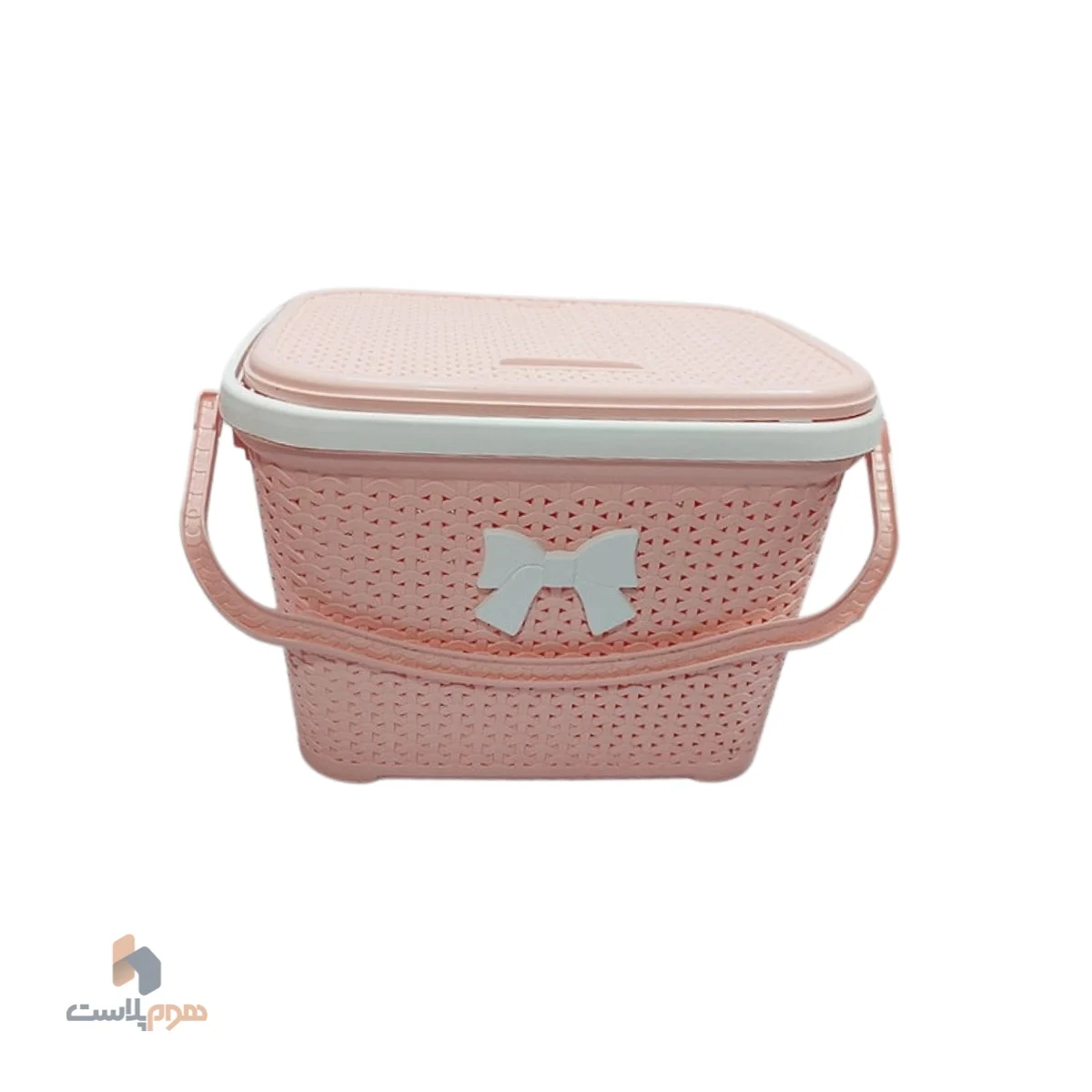 سبد لباس دربدار بزرگ