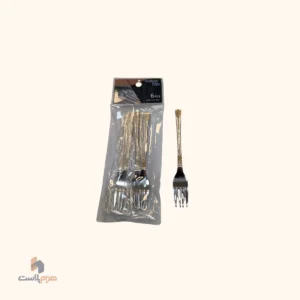 چنگال میوه خوری نقره ای اعلا