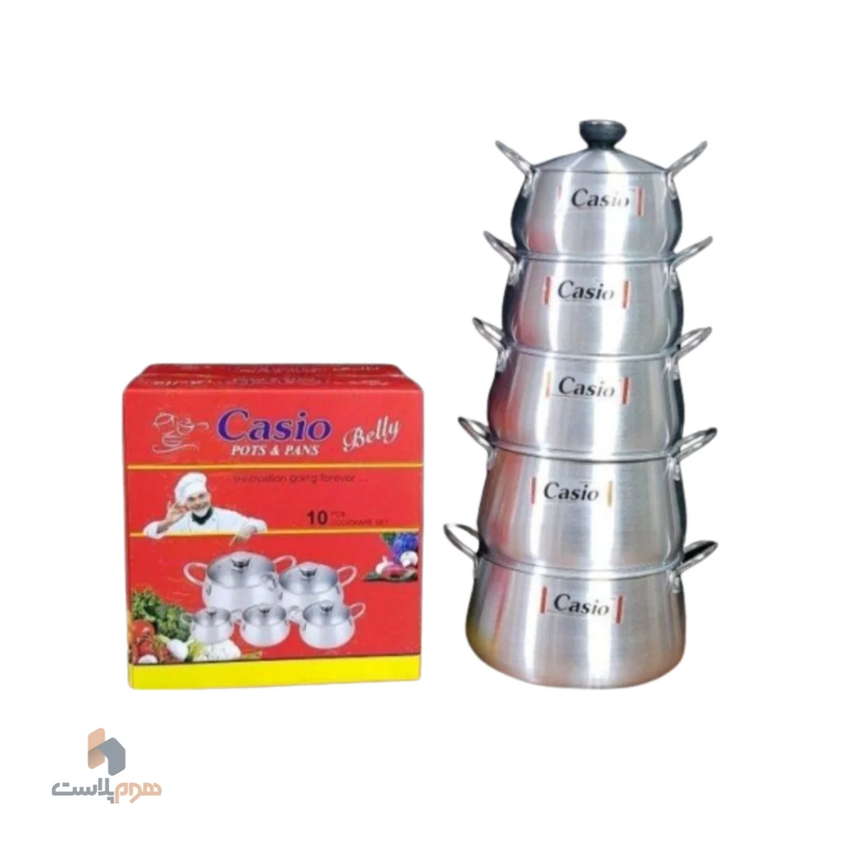 قابلمه 10 پارچه کاسيو