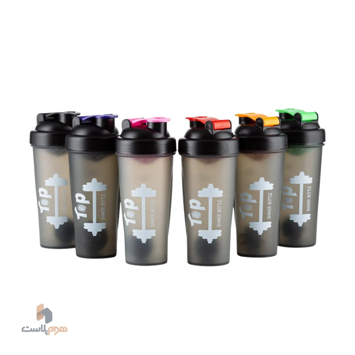 قمقمه شيکر تاپ شفاف