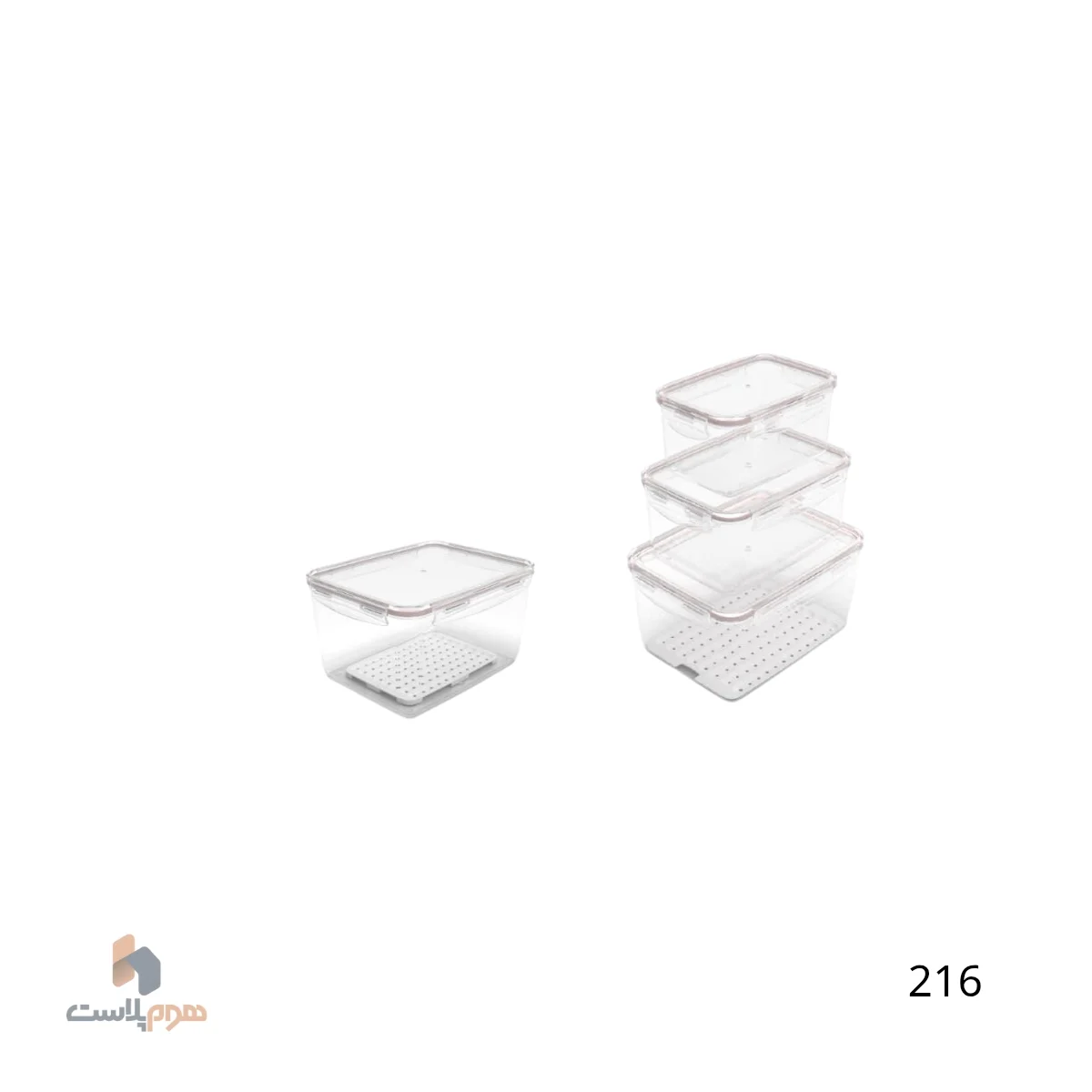 سرويس فريزری 6 پارچه ايزی لاک پلاس کد 216