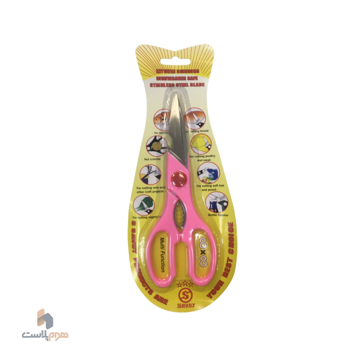 قيچي مرغ طرح ماهی