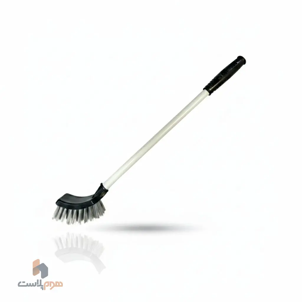 توالت شوی نيم گرد دسته استيل