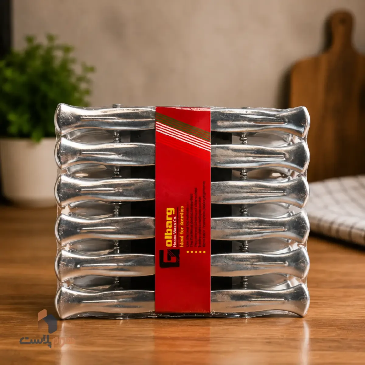 گیره لباس گلبرگ فلزی