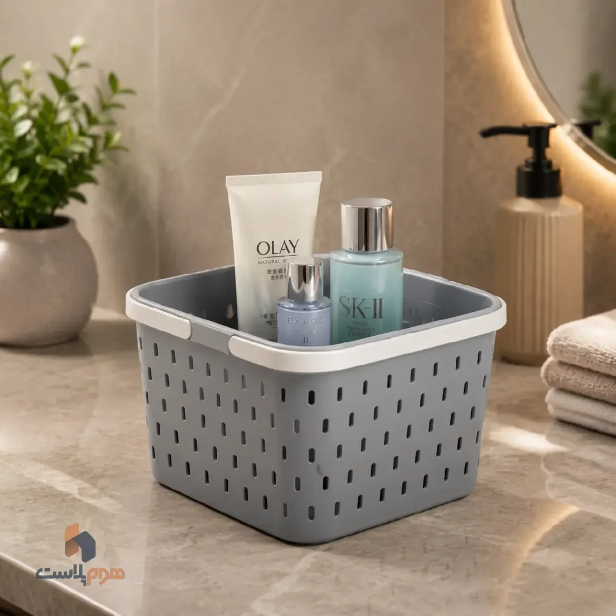 سبد خرید آراز سایز ۲ پلاستیکی