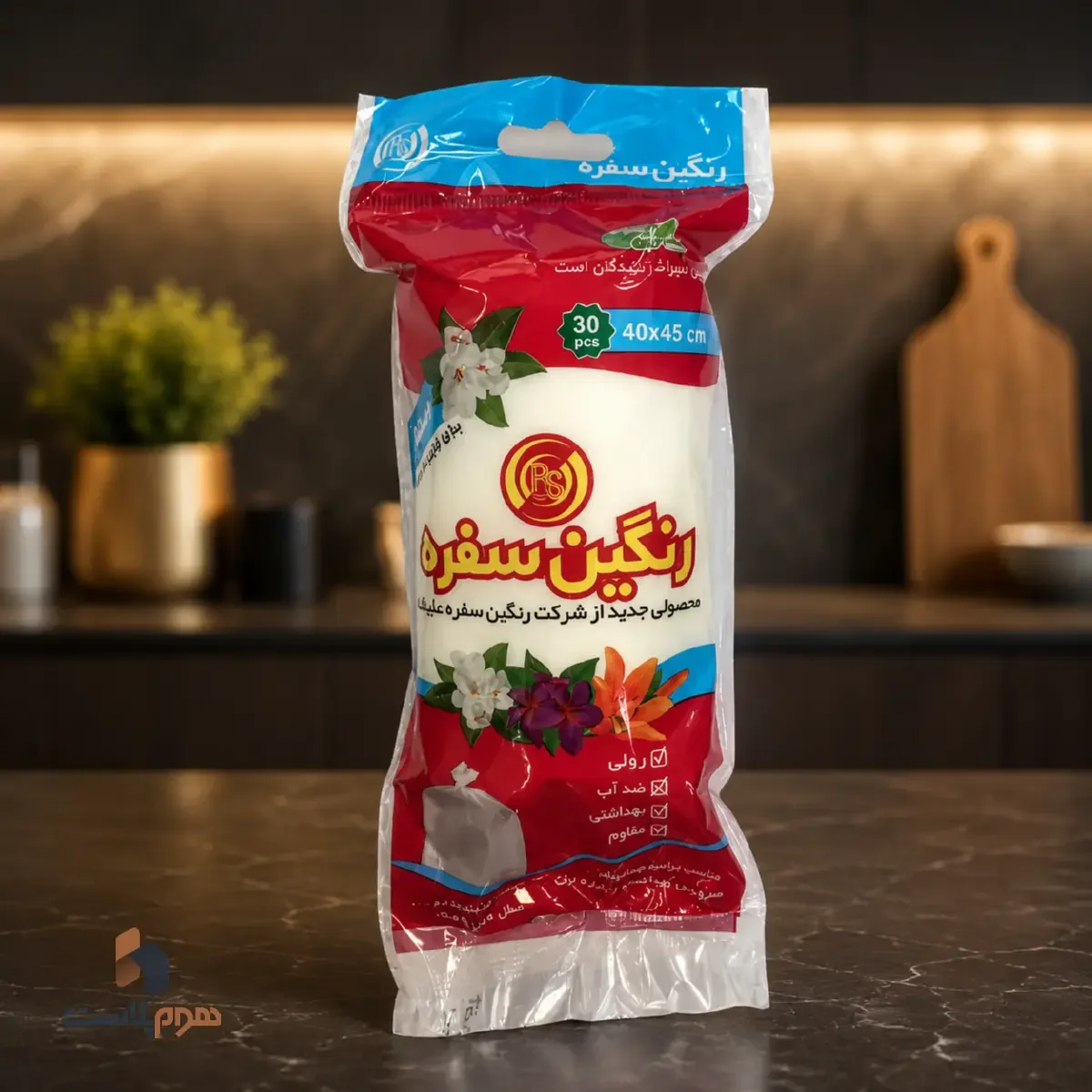 کیسه زباله رولی کوچک معطر ۴۰×۴۵ سانتی‌متر