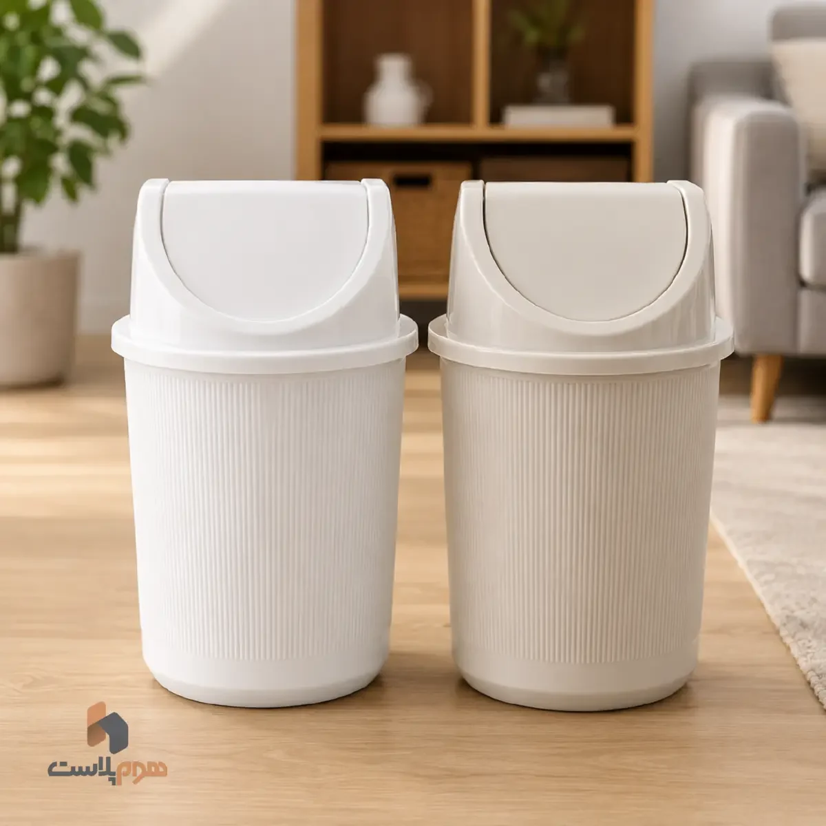 سطل بادبزنی آوان پلاستیکی