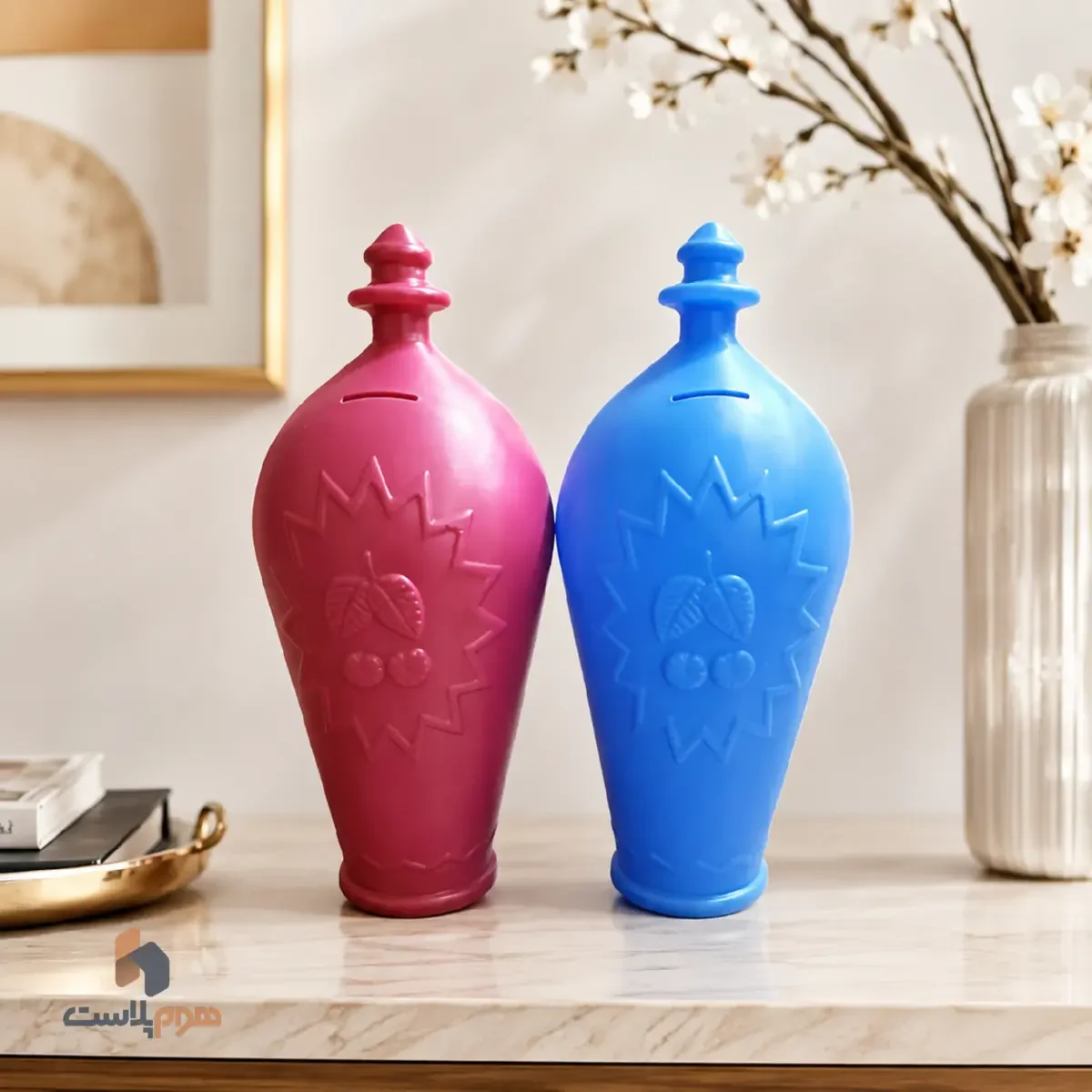 قلک کوزه‌ای بزرگ پلاستیکی
