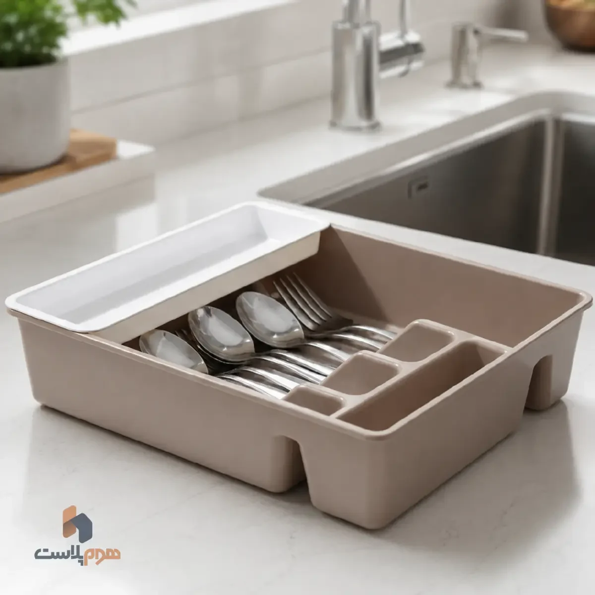 جا قاشقي دو طبقه کابينتي پارميس