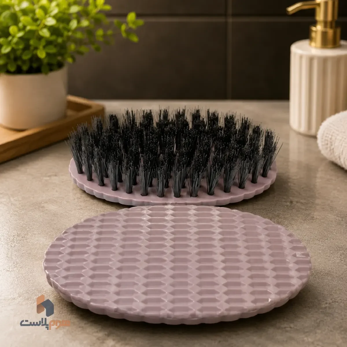 فرچه فرش بزرگ بیضی